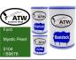 Preview: Ford, Mystic Pearl, 5104 / B9676: 500ml Lackdose + 500ml Klarlack + 250ml Härter - Set, von ATW Autoteile West.